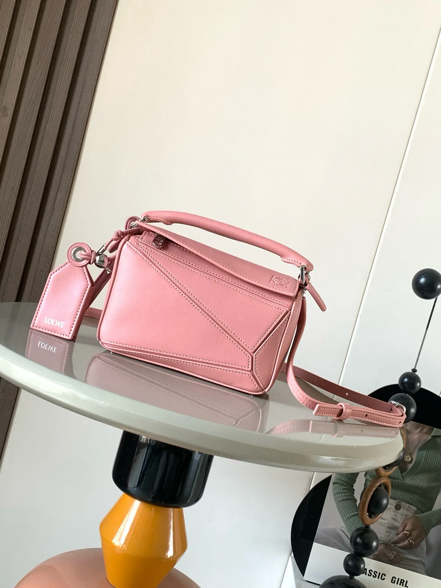Loewe 9098 geometric mini Napa lambskin handbag, women s crossbody bag Loewe 9098 geometric mini Napa lambskin handbag, women s crossbody bag