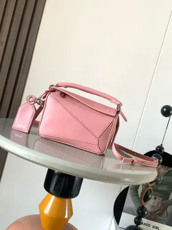 9098 geometric mini Napa lambskin handbag, women s crossbody bag Replica Loewe womens bags