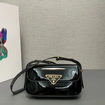 1BD339 Plain Vintage Flight Attendant Bag Women s Crossbody Bag Replica Prada womens bags