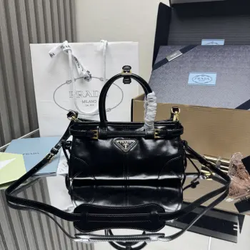 1BA486 Oil Wax Leather Mini Handbag Women s Crossbody Bag Replica Prada womens bags