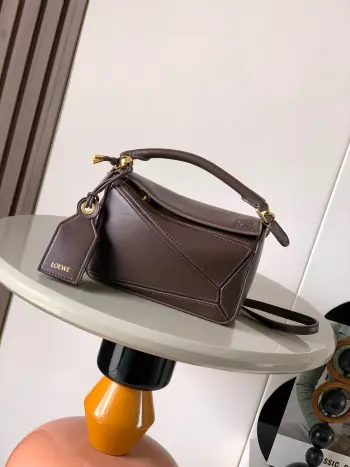 9098 geometric mini napa lambskin handbag, women s crossbody bag Replica Loewe womens bags