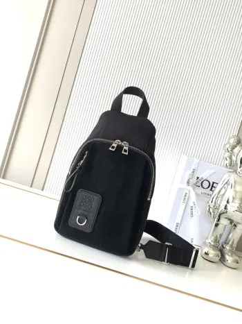 9171 Suede Multi-functional Bag Chest Bag Replica Loewe belt bags