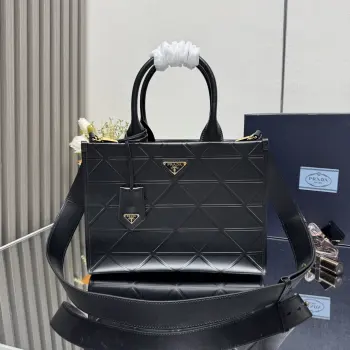 New Triangular Diamond Pattern Tote Bag Women s Crossbody Bag Replica Prada womens bags