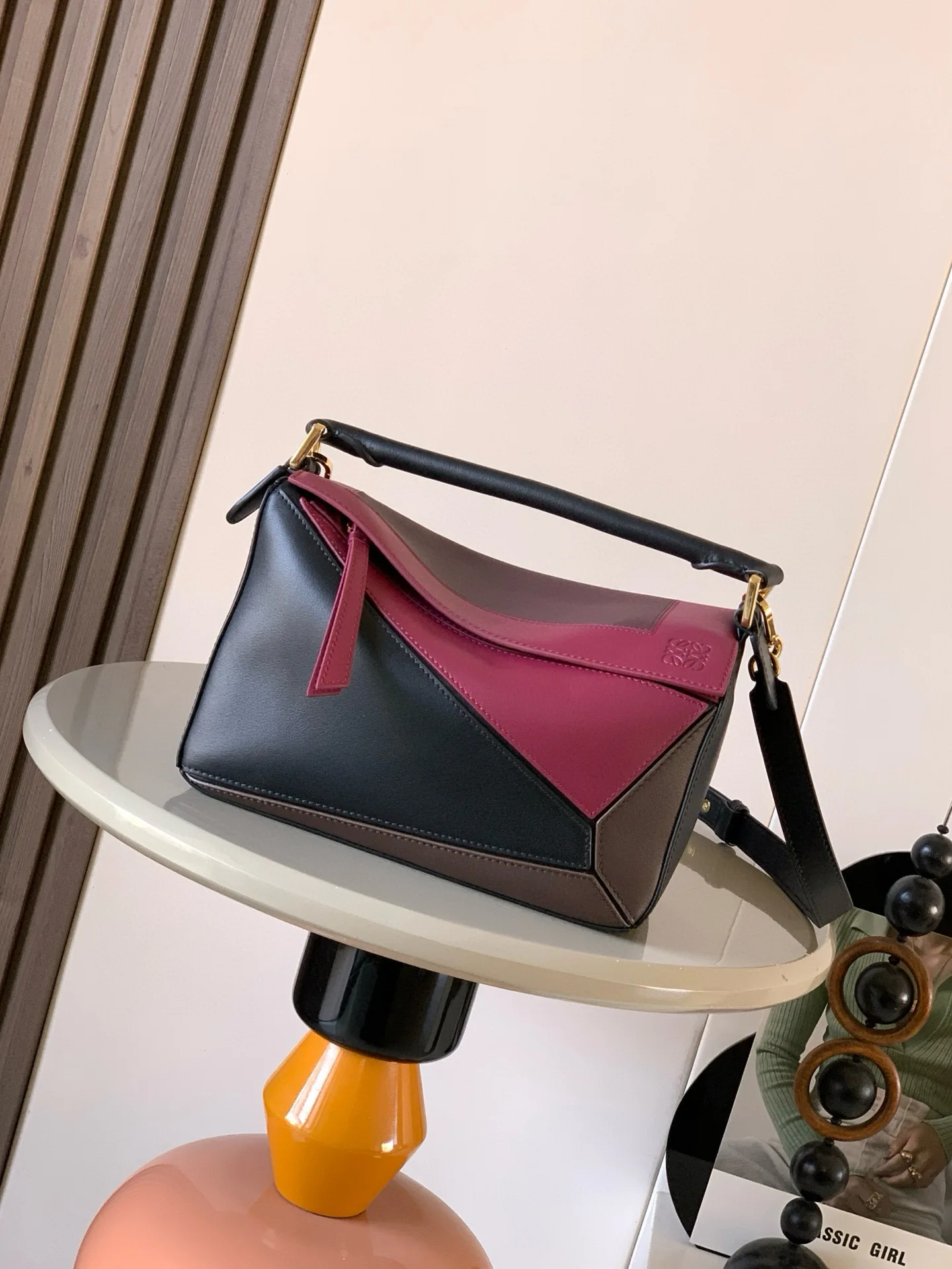 Loewe Napa leather handbag women s crossbody bag