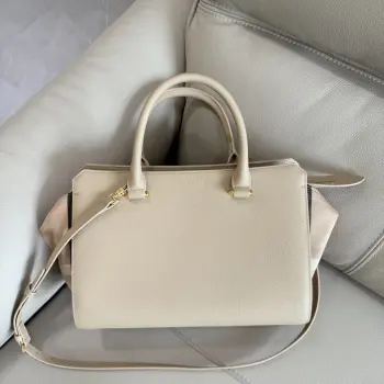 4731 Cotton Plaid Canvas Tote Bag Women s Crossbody Bag Replica Burberry womens bags