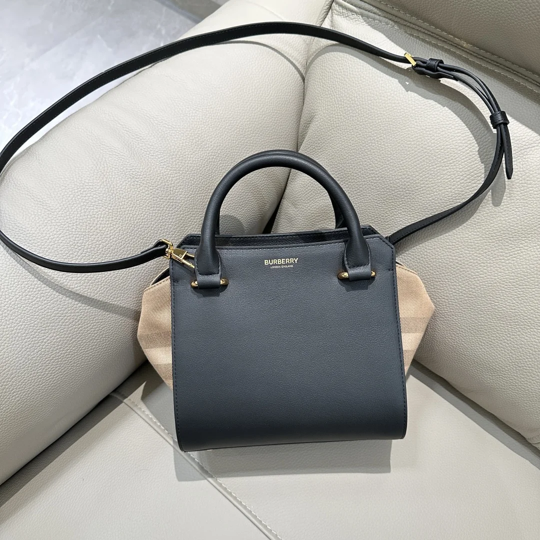 Burberry Cotton Plaid Canvas Tote Bag Women s Crossbody Bag Burberry Cotton Plaid Canvas Tote Bag Women s Crossbody Bag