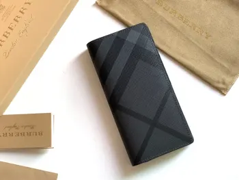 40564151 Plaid Zipper Bag Wallet Replica Burberry wallets