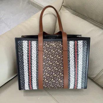 Eco-friendly canvas bag women s shoulder bag Replica Burberry womens bags