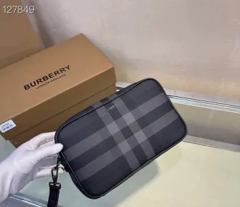 New Thickened Clutch Bag Men s Crossbody Bag Replica Burberry mens bags