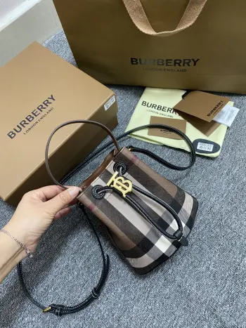 1841 Birch Brown Water Bucket Bag Women s Crossbody Bag Replica Burberry womens bags