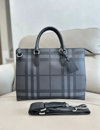 4071 Men s Briefcase Men s Crossbody Bag Replica Burberry mens bags