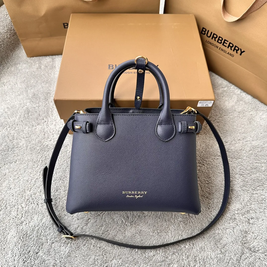 Burberry 7131 Checkered Leather Banner Bag Women s Crossbody Bag