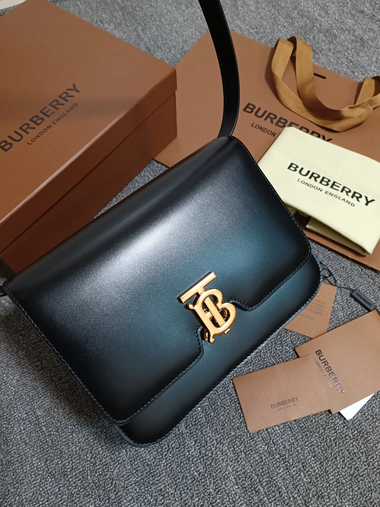 Bvlgari 89063 Two-tone Leather Lock Bag Women s Crossbody Bag