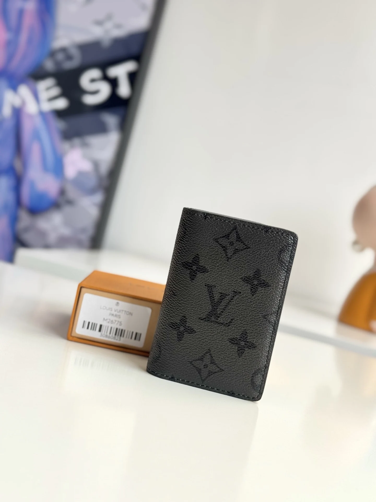 Louis Vuitton M26775 Canvas Zipper Coin Pouch Wallet Louis Vuitton M26775 Canvas Zipper Coin Pouch Wallet