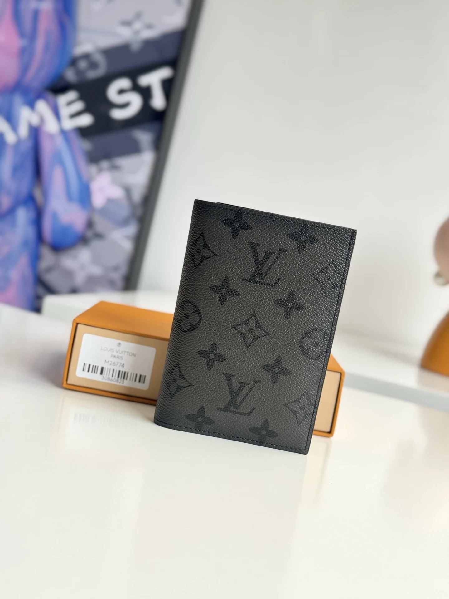Louis Vuitton M26774 Coated Canvas Travel Clutch Wallet Louis Vuitton M26774 Coated Canvas Travel Clutch Wallet