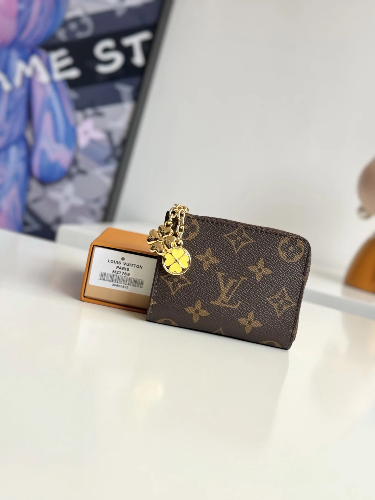 Louis Vuitton M27769 zipper zero package clip wallet