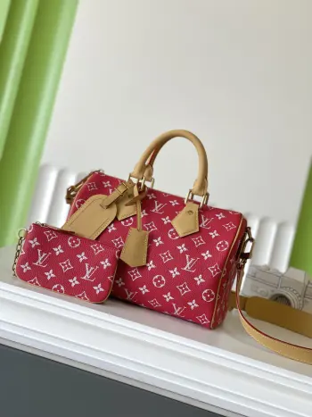 M24425 SPEEDY P9 Full Leather Pillow Bag Handheld Crossbody Bag Replica Louis Vuitton womens bags