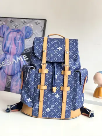 M27554 Coated Canvas Backpack Backpack Replica Louis Vuitton backpacks