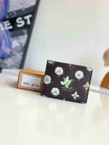 M27547 Floral Coated Canvas Wallet Wallet Replica Louis Vuitton wallets