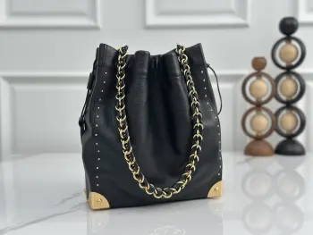 M29391 Full Leather Rivet Bucket Bag Women s Crossbody Bag Replica Louis Vuitton womens bags