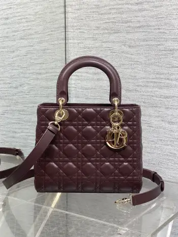 Latest flip leather five-compartment bag women s crossbody bag Replica Dior womens bags