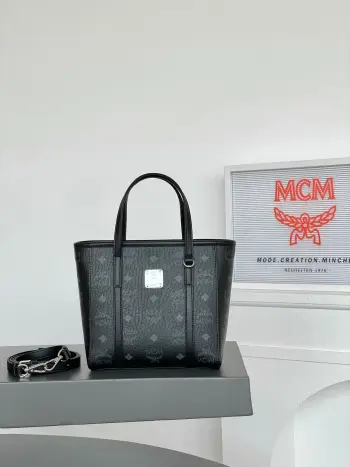 MWPAATN04CO001 New Version Black Tote Bag Women s Crossbody Bag Replica MCM womens bags
