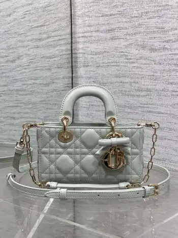 Latest Bowknot Lambskin Lady Dior Rectangular Bag Women s Crossbody Bag Replica Dior womens bags