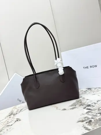 T1292 Imported Lychee Pattern Cowhide Shell Bag Women s Shoulder Bag Replica THE ROW womens bags