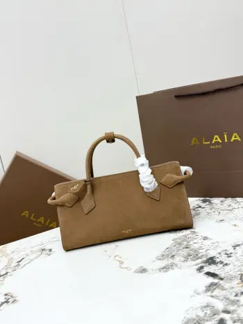 A4033 Suede Tote Handbag Women s Handbag Replica ALAIA womens bags