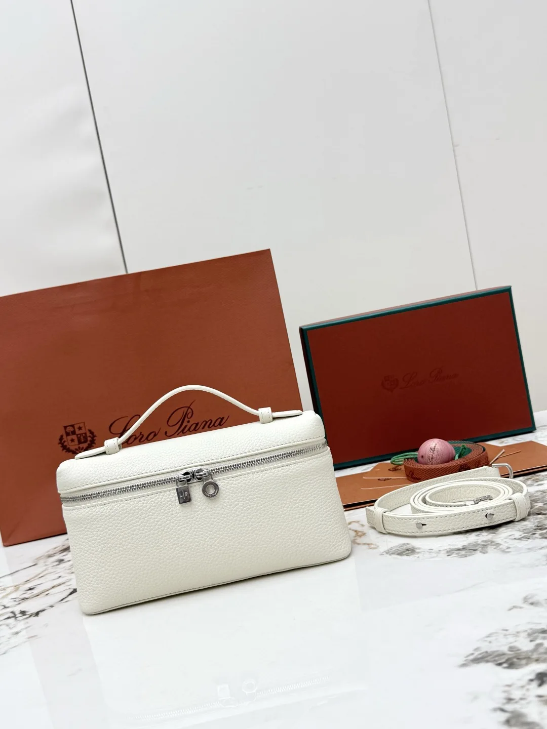 Loro Piana Hand-held lunch box bag, women s crossbody bag