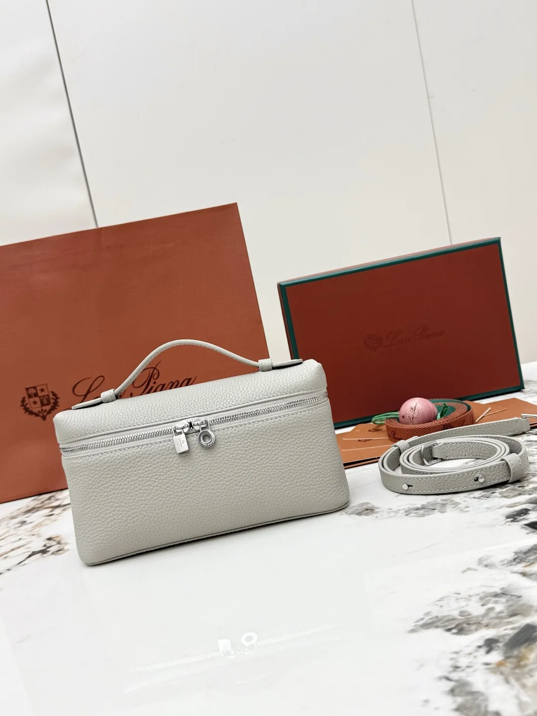 Loro Piana Hand-held lunch box bag, women s crossbody bag