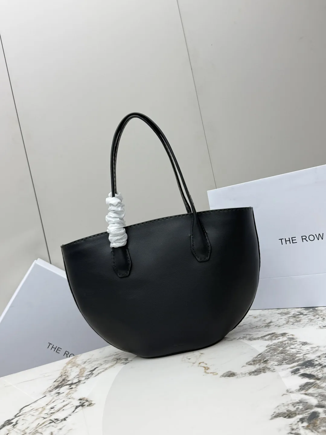 THE ROW T1856 Half-Moon Tote Bag Women s Shoulder Bag
