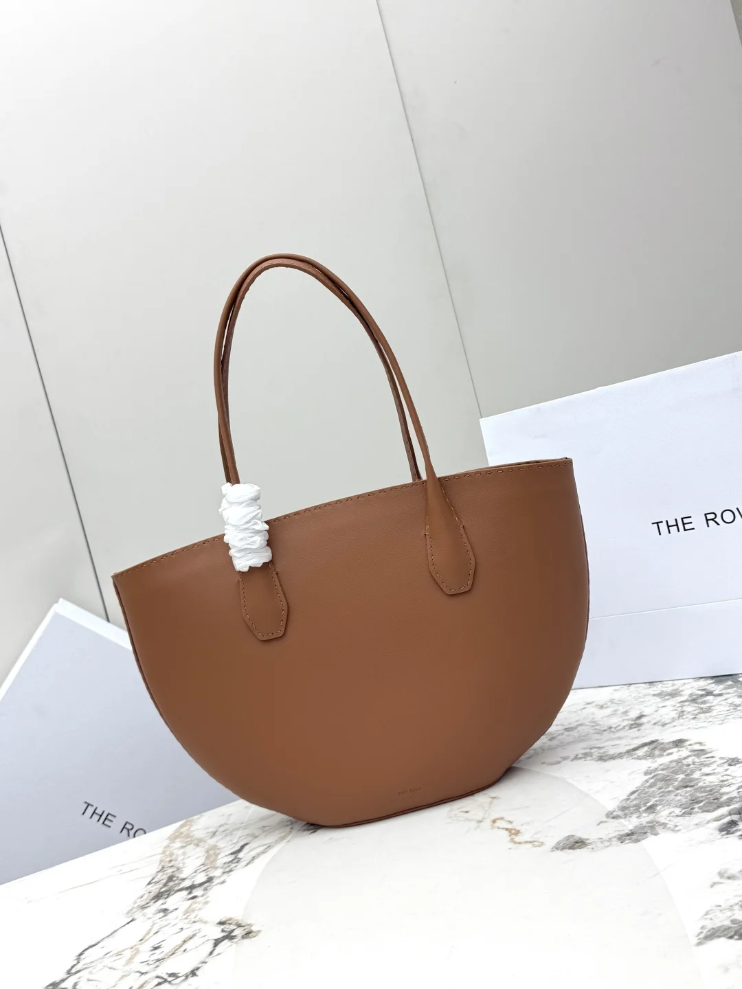 THE ROW T1856 Half-Moon Tote Bag Women s Shoulder Bag THE ROW T1856 Half-Moon Tote Bag Women s Shoulder Bag