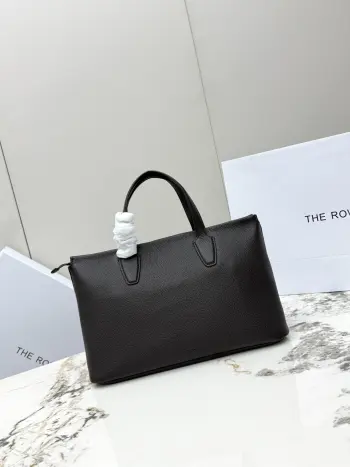 T1909 Cowhide Pebble Grain Handbag Women s Handbag Replica THE ROW womens bags