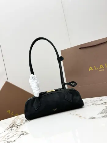 A06029 Suede Sausage Bag Women s Shoulder Bag Replica ALAIA womens bags