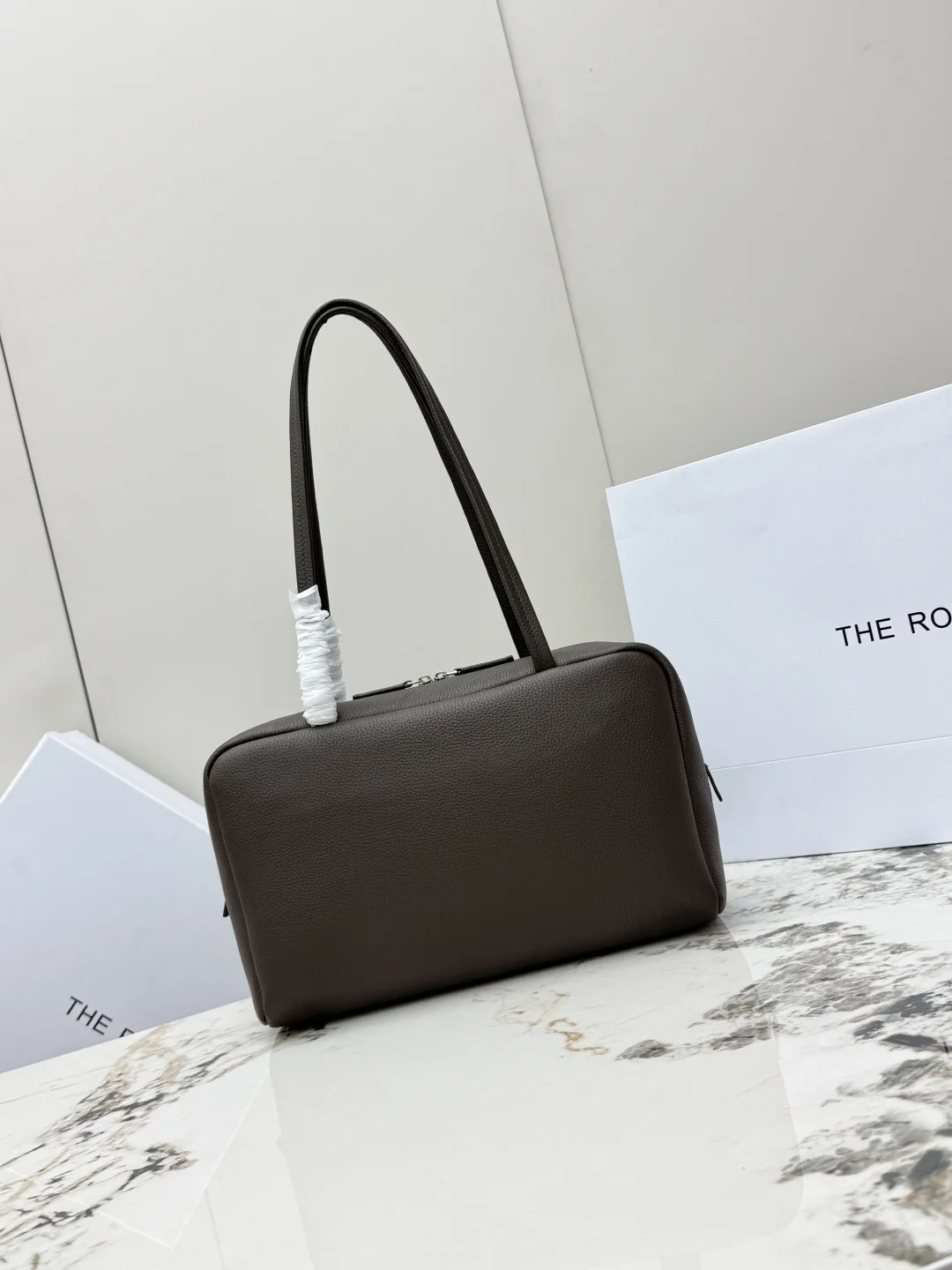 THE ROW T1725 Bowling Square Bag Women s Shoulder Bag