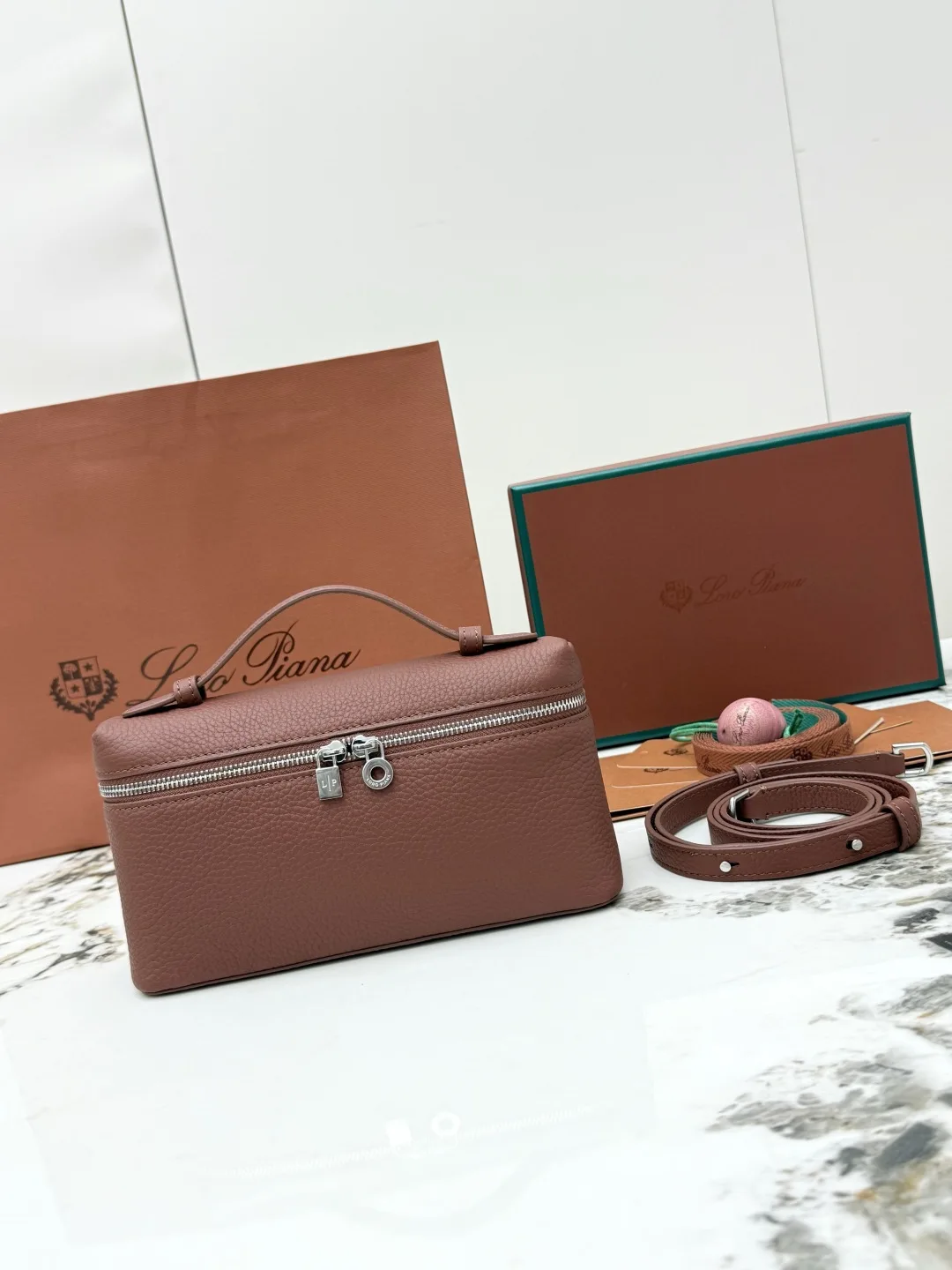 Loro Piana Hand-held lunch box bag, women s crossbody bag