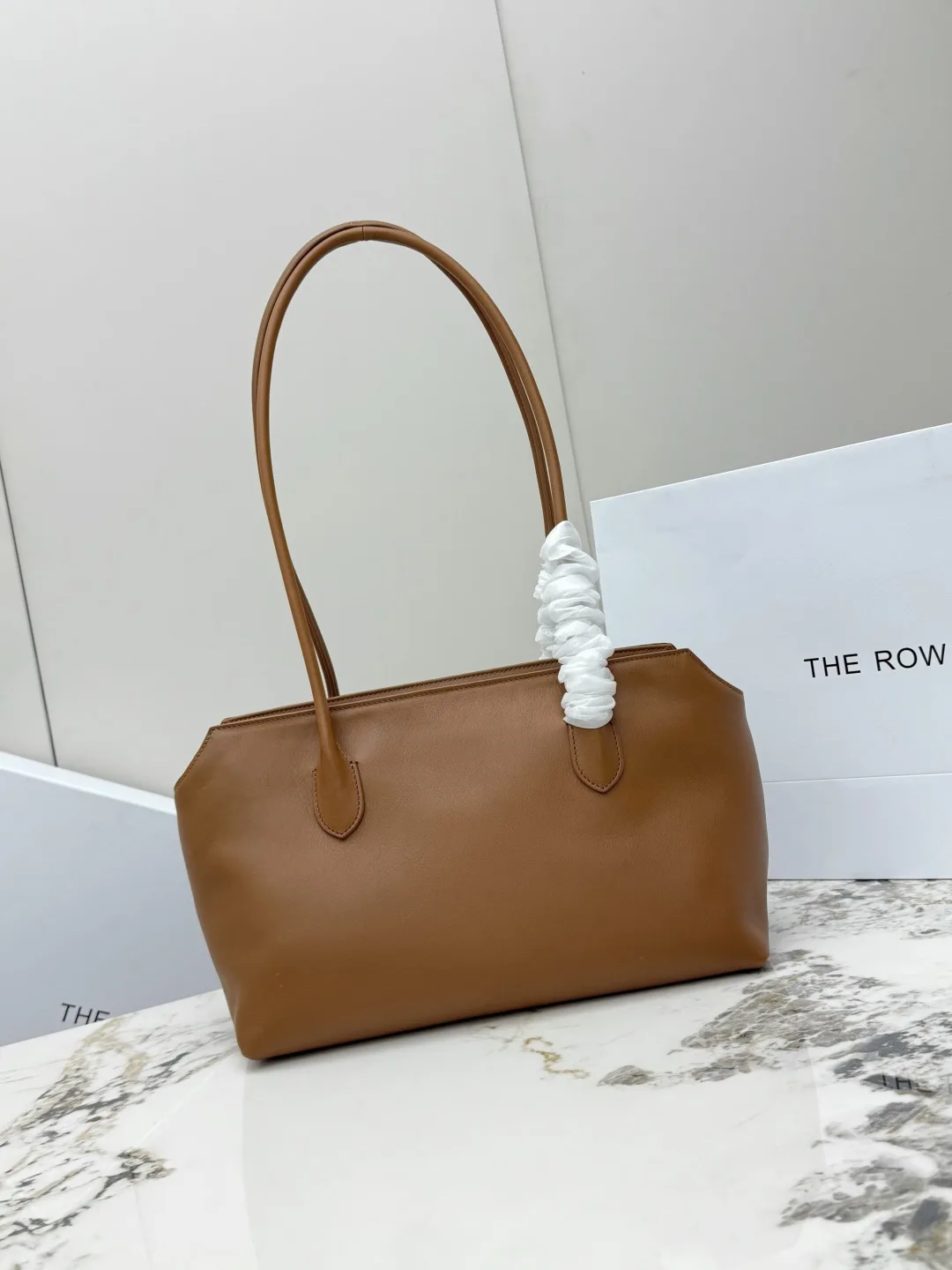 THE ROW T1292 Bowling Square Bag Women s Shoulder Bag