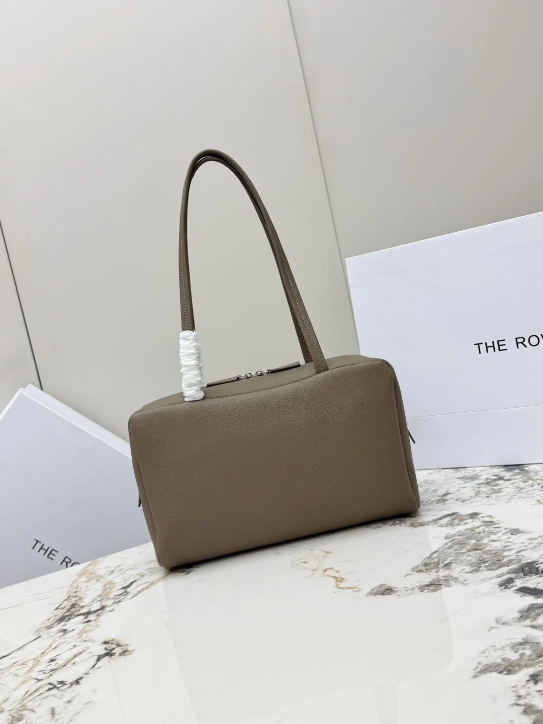 THE ROW T1725 Bowling Square Bag Women s Shoulder Bag