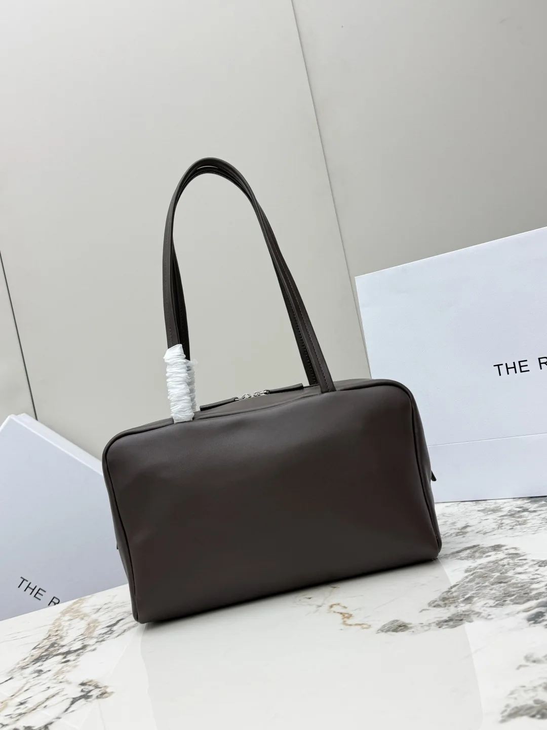 THE ROW T1725 Bowling Square Bag Women s Shoulder Bag