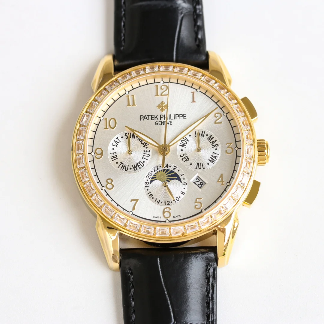 PATEK PHILIPPE 9100 multifunction movement 316L stainless steel men s multifunction mechanical watch