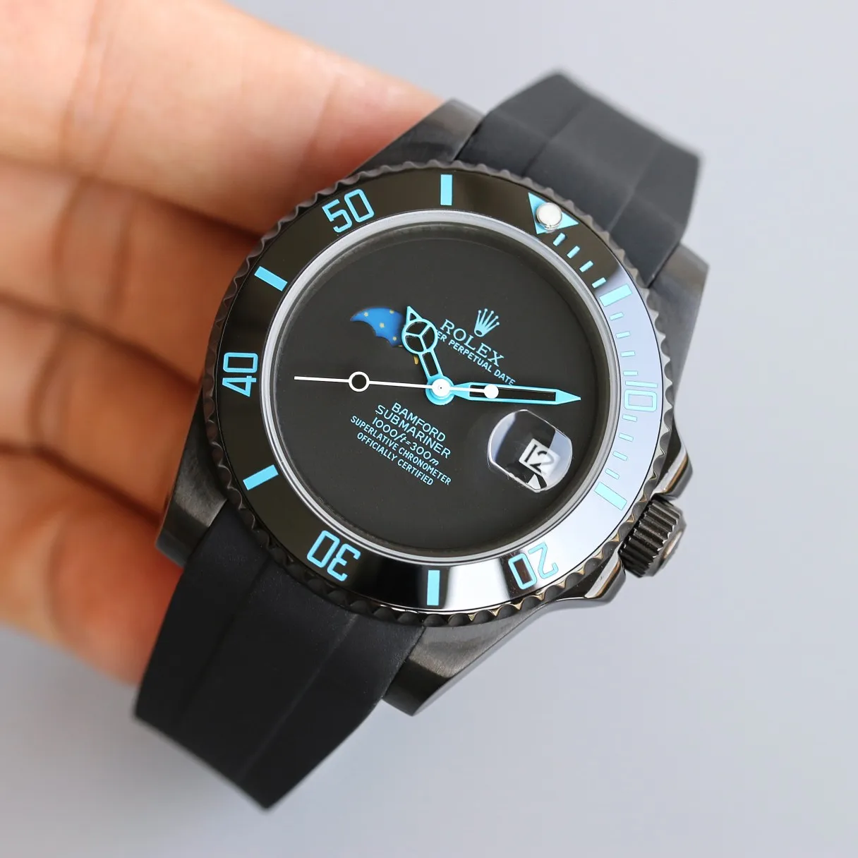 ROLEX 2824 movement mechanical carbon black steel Rolex Submariner series watch men s mechanical watch ROLEX 2824 movement mechanical carbon black steel Rolex Submariner series watch men s mechanical watch