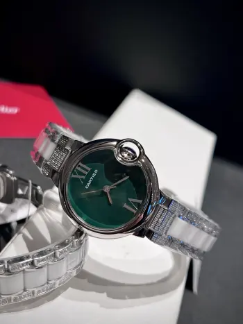 Fisheye Double-Loop Glass Watch Women s Quartz Watch Replica Cartier Ladies Watches