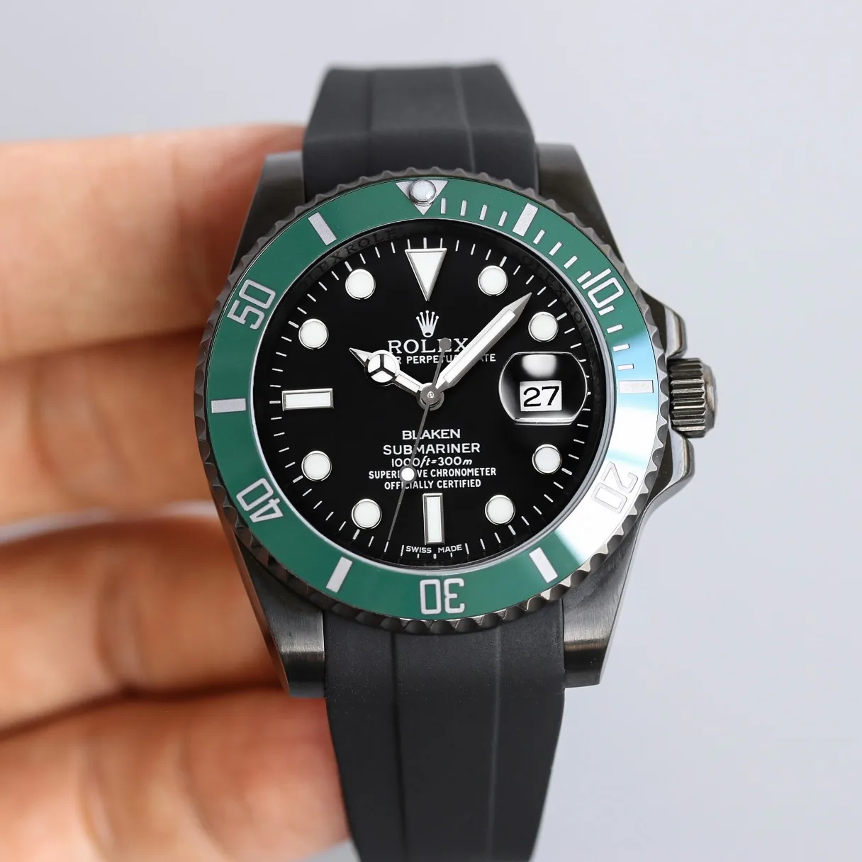 ROLEX 2824 movement mechanical carbon black steel Rolex Submariner series watch men s mechanical watch ROLEX 2824 movement mechanical carbon black steel Rolex Submariner series watch men s mechanical watch