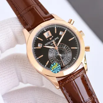 Patek Philippe Complications Series 5961P-001 Men s Mechanical Watch Replica PATEK PHILIPPE Mens Watches