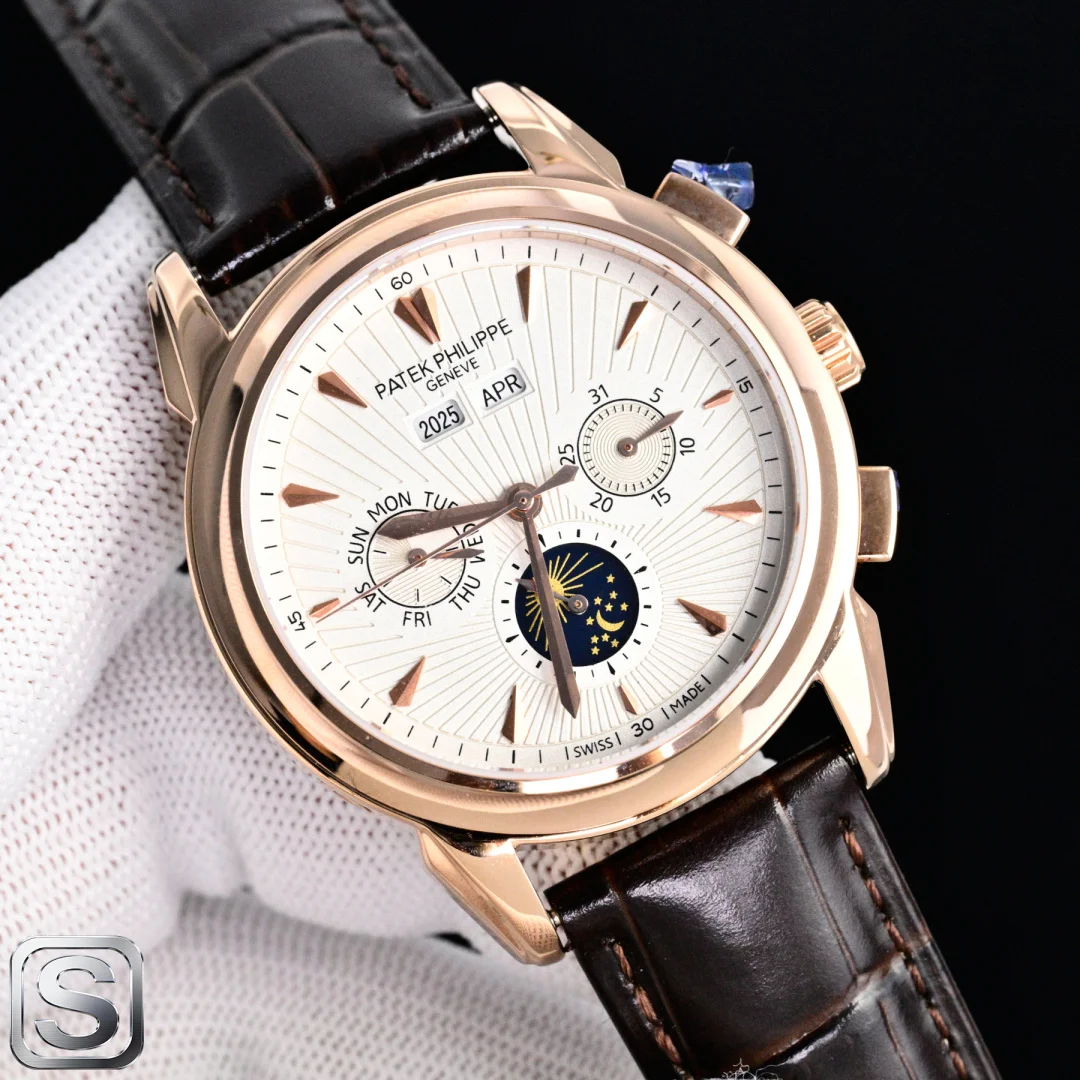 PATEK PHILIPPE Perpetual calendar wristwatch Men s mechanical wristwatch