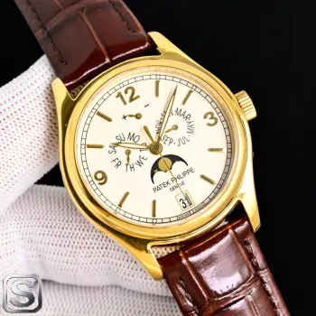 3-Digit True Calendar Men s Mechanical Watch Replica PATEK PHILIPPE Mens Watches