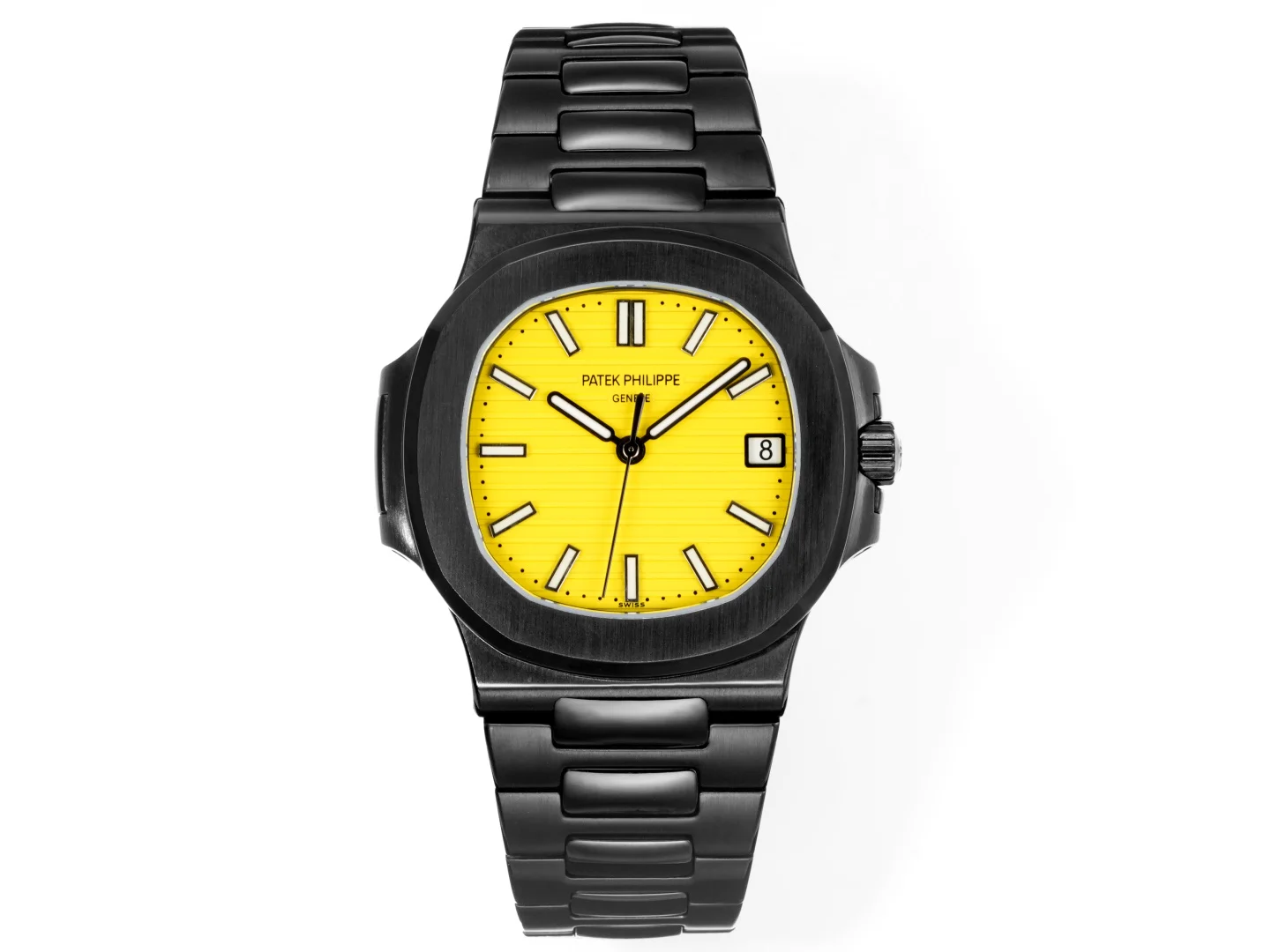 PATEK PHILIPPE AP12 Black Knight Nautilus Watch Men s Mechanical Watch