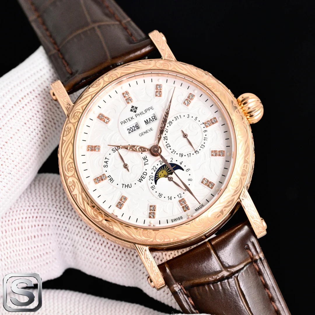 PATEK PHILIPPE Perpetual calendar function watch Men s mechanical watch