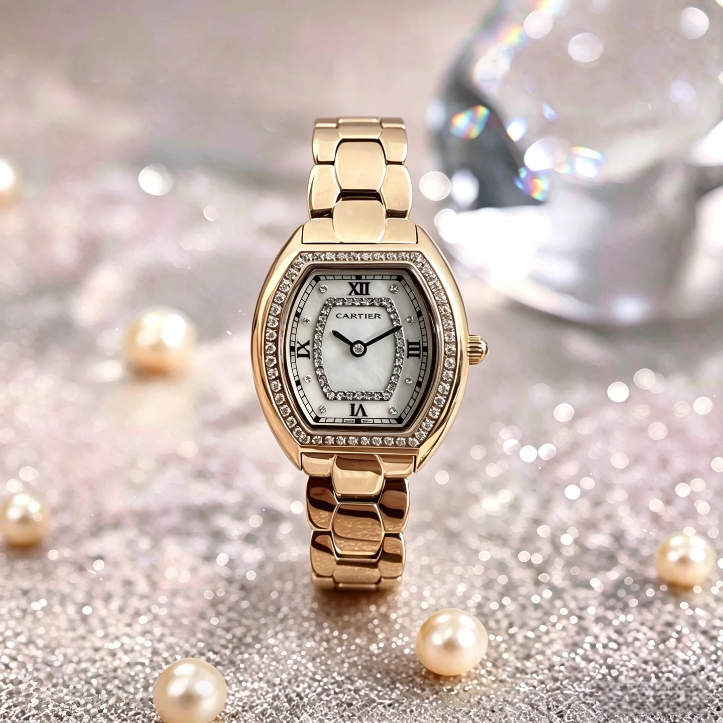 Cartier Compact barrel-shaped watch Women s quartz watch Cartier Compact barrel-shaped watch Women s quartz watch